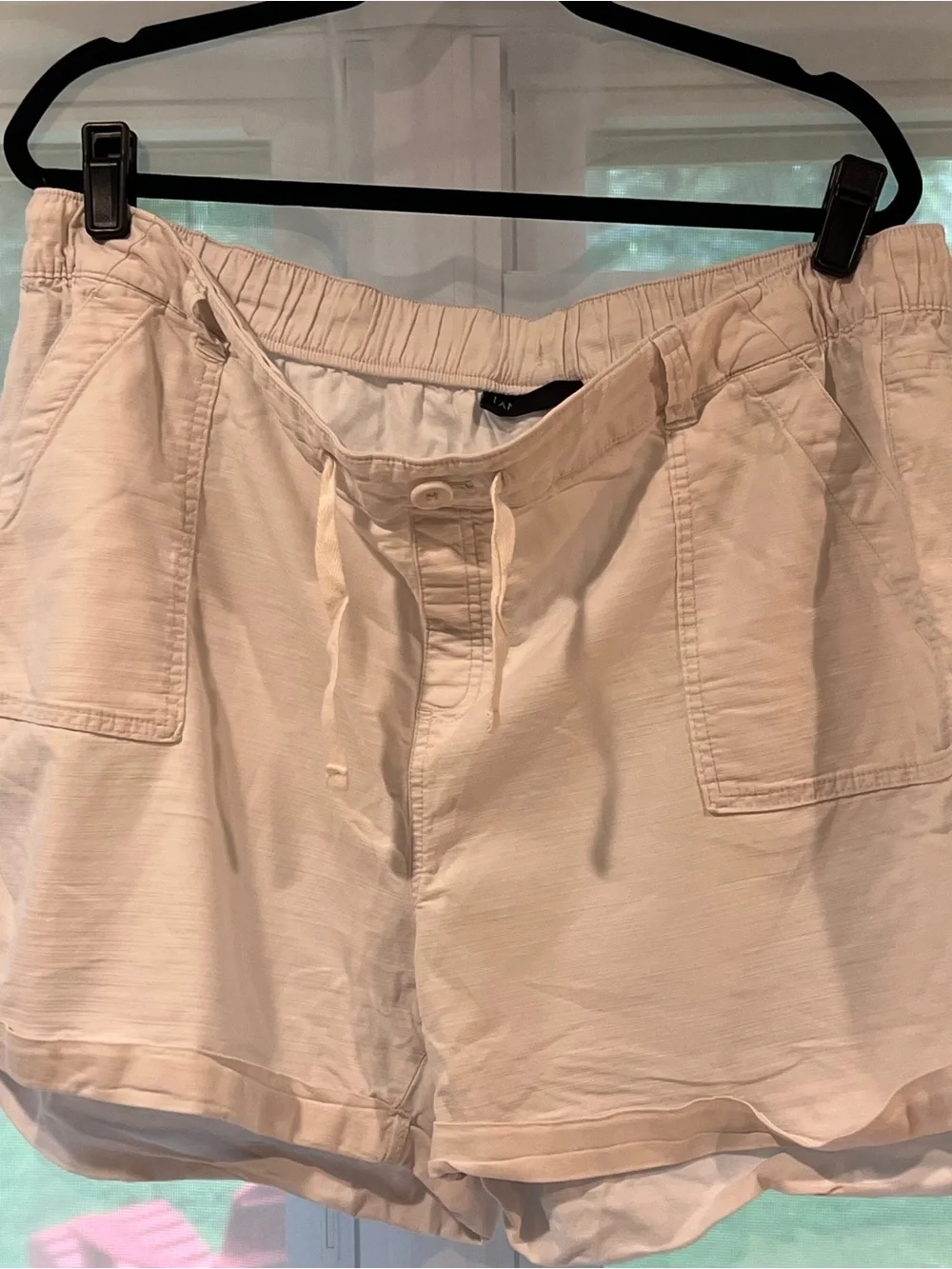 LOT OF EUC 4 Lane Bryant Shorts - Black, Light Blue, White - Picture 2 of 9